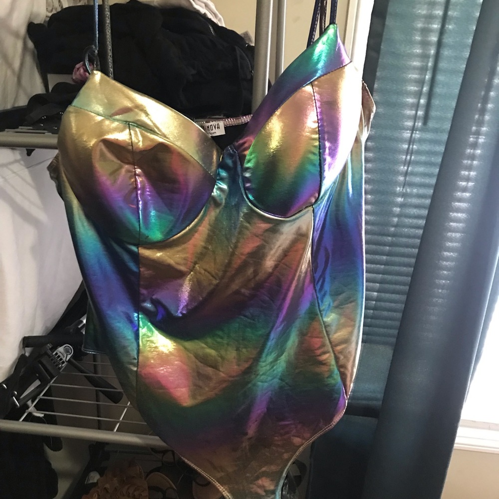 Multi color body suit